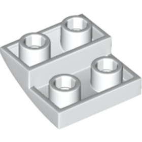 Fehér 2x2 Inverz Hajlított Elem