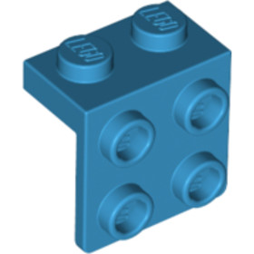 Sötét azúr 1x2/ 2x2 Sarok elem