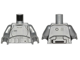 Mattezüst Minifigura Felsőtest - Phasma Kapitány Felsőteste (Star Wars)