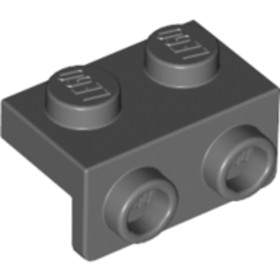 Sötét kékesszürke 1x2 Sarok Elem