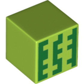 Lime Kocka Minecraft Dinnye Festéssel