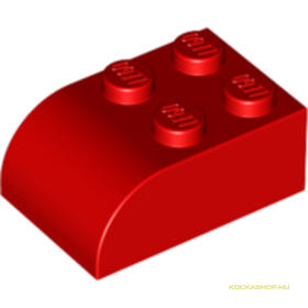 Piros 2X3 Lekerekített Elem