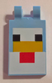 2 x 3 kétkapcsos Minecraft csirke zászló