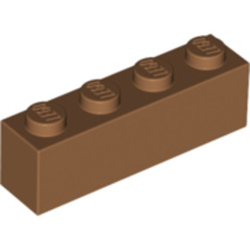 Közép nugát 1x4 kocka