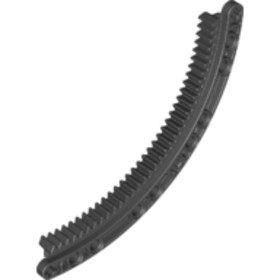 Fekete 11x11 Technic Fogazott Negyedkör Elem