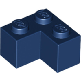 Sötétkék 1X2X2 Sarokelem