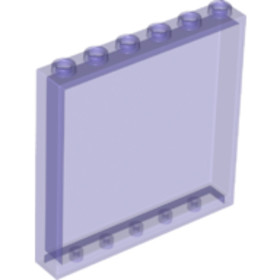 Átlátszó lila 1x6x5 Fal Elem