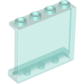 Átlátszó Világoskék 1X4X3 Fal Elem