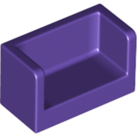 Sötét Lila 1x2 Fal Elem