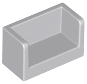 Világos kékes szürke 1x2x1 Fal elem