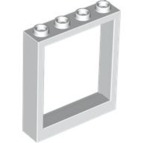 Fehér 1x4x4 Ablakkeret