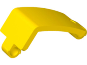 Sárga Technic Panel ívelt 3 x 5 x 3