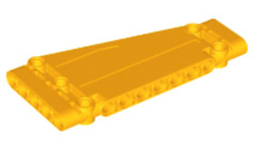 Fényes narancs 5x11x1 technic szárny