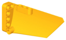 Fényes narancssárga Technic Panel 174, Bal Oldal, 5X11