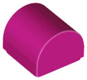 Magenta 1x1 Módosított Lapos Elem, ívelt