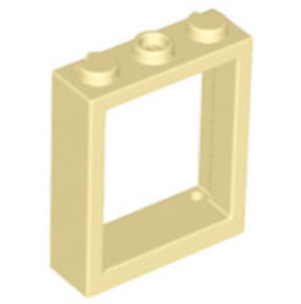 Bézs 1 x 3 x 3 ablak