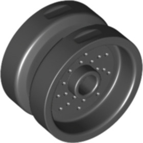Fekete18mm D. x 12mm kerék