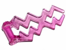 Átlátszó Sötétpink villám