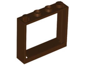 Sötétbarna 1X4X3 Ablakkeret