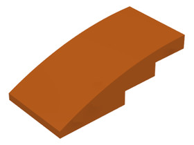 Sötétnarancs 2x4 Íves Elem