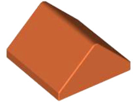 Sötétnarancs 2X2/45° Kúpcserép