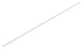 Fehér duplo tömlő, merev 3mm D. 47L / 37,6cm