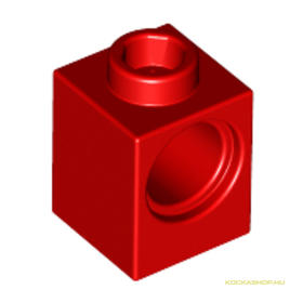 Piros 1X1X1 Kocka Lyukkal