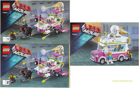 Építési Útmutató a LEGO 70804-es Készlethez (3db Füzet)