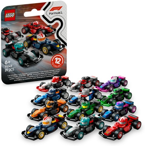 LEGO® Minifigurák 71049 - Gyűjthető F1-es versenyautók