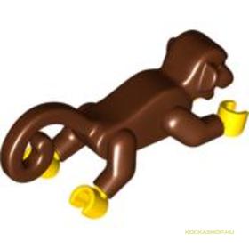Majom minifigura barna