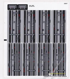 75093-as Star Wars készlet matricája