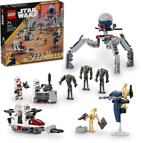 LEGO® Star Wars™ 75372 - Klónkatona™ és harci droid™ harci csomag