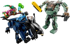 LEGO® Avatar 75571 - Neytiri és Thanator az  AMP Suit-os Quaritch ellen