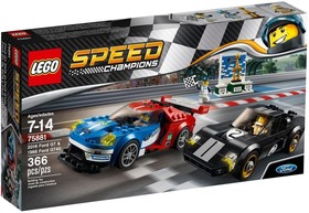LEGO® Speed Champions 75881 - 2016-os Ford GT és 1966-os Ford GT40