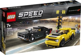 LEGO® Speed Champions 75893 - 2018 Dodge Challenger SRT Demon and 1970 Dodge Charger R/T