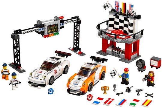 LEGO® Speed Champions 75912 - Porsche 911 GT célvonal