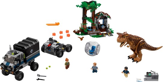LEGO® Jurassic World 75929 - Carnotaurus - Menekülés a guruló gömbben