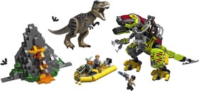 T. rex és Dino-Mech csatája
