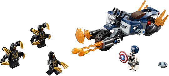 LEGO® Marvel 76123 - Amerika Kapitány Outrider támadás