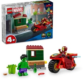 Vasember motorral és Hulk