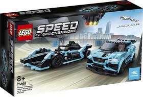 LEGO® Speed Champions 76898 - Formula E Panasonic Jaguar Racing GEN2 car & Jaguar I-PACE eTROPHY
