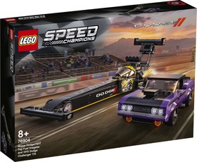 LEGO® Speed Champions 76904 - Mopar Dodge//SRT Top Fuel Dragster és 1970 Dodge Challenger T/A