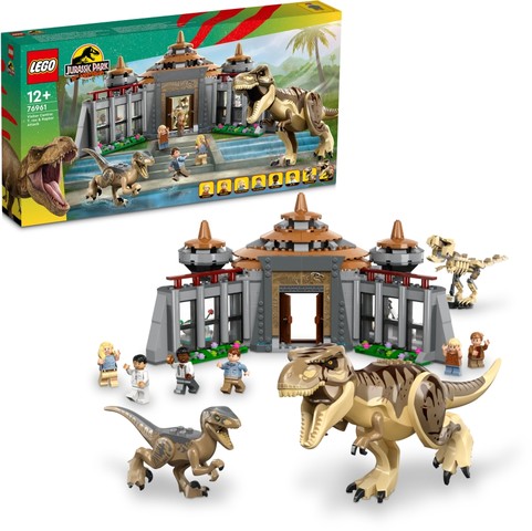 LEGO® Jurassic World 76961 - Látogatóközpont: T-Rex és raptortámadás