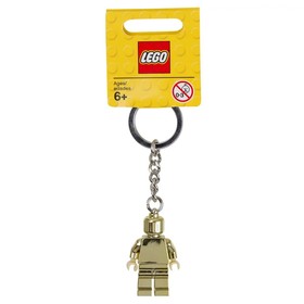 Krómozott Arany Színű Minifigura Kulcstartó