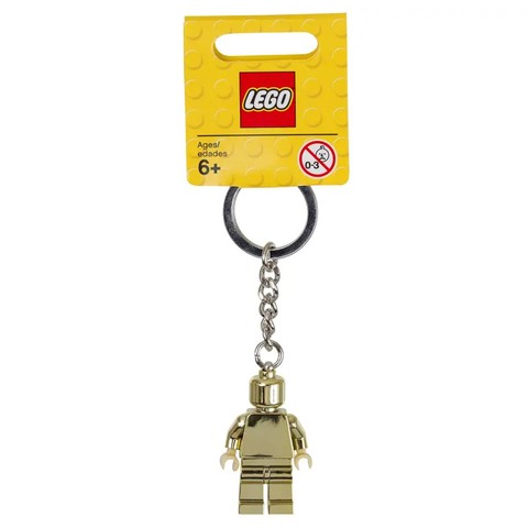 LEGO® Kulcstartó 850807 - Krómozott Arany Színű Minifigura Kulcstartó