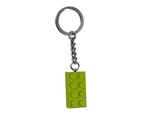 Lime 2x4 Kocka Kulcstartó