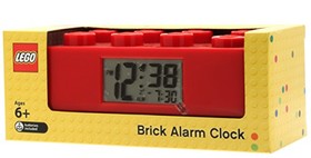 Piros Lego Elem ébresztőóra
