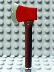 Vöröses barna Minifig balta