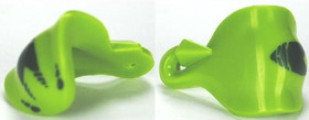 Lime Minifigura Kígyó Fejdísz