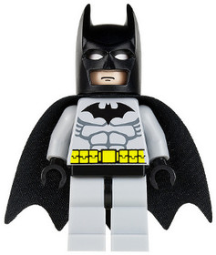 Batman, fekete maszk és köpeny minifigura